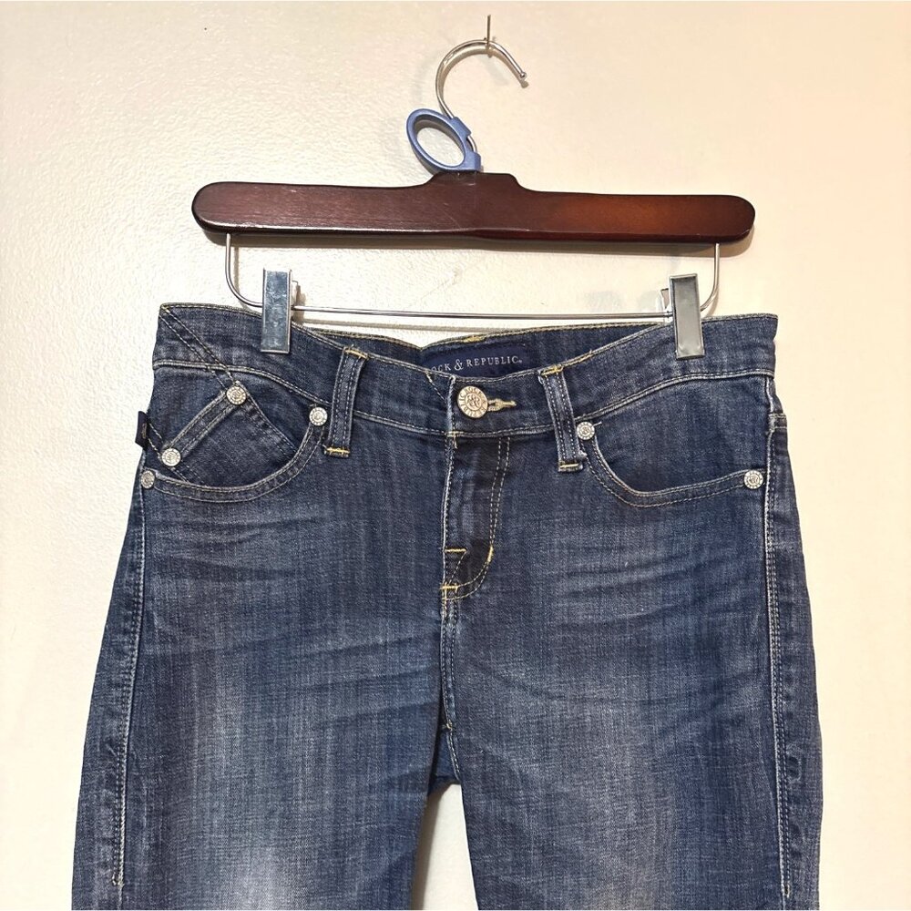 Rock & Republic Womens Berlin Skinny Jeans Size 6M Medium Wash Denim Stretch - Picture 2 of 8